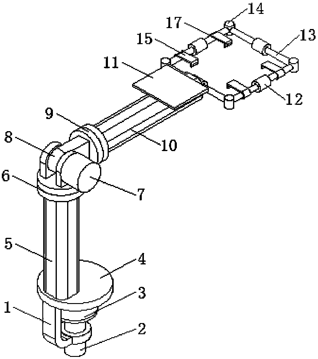 Muscle-retracting device used for surgery in general surgery department