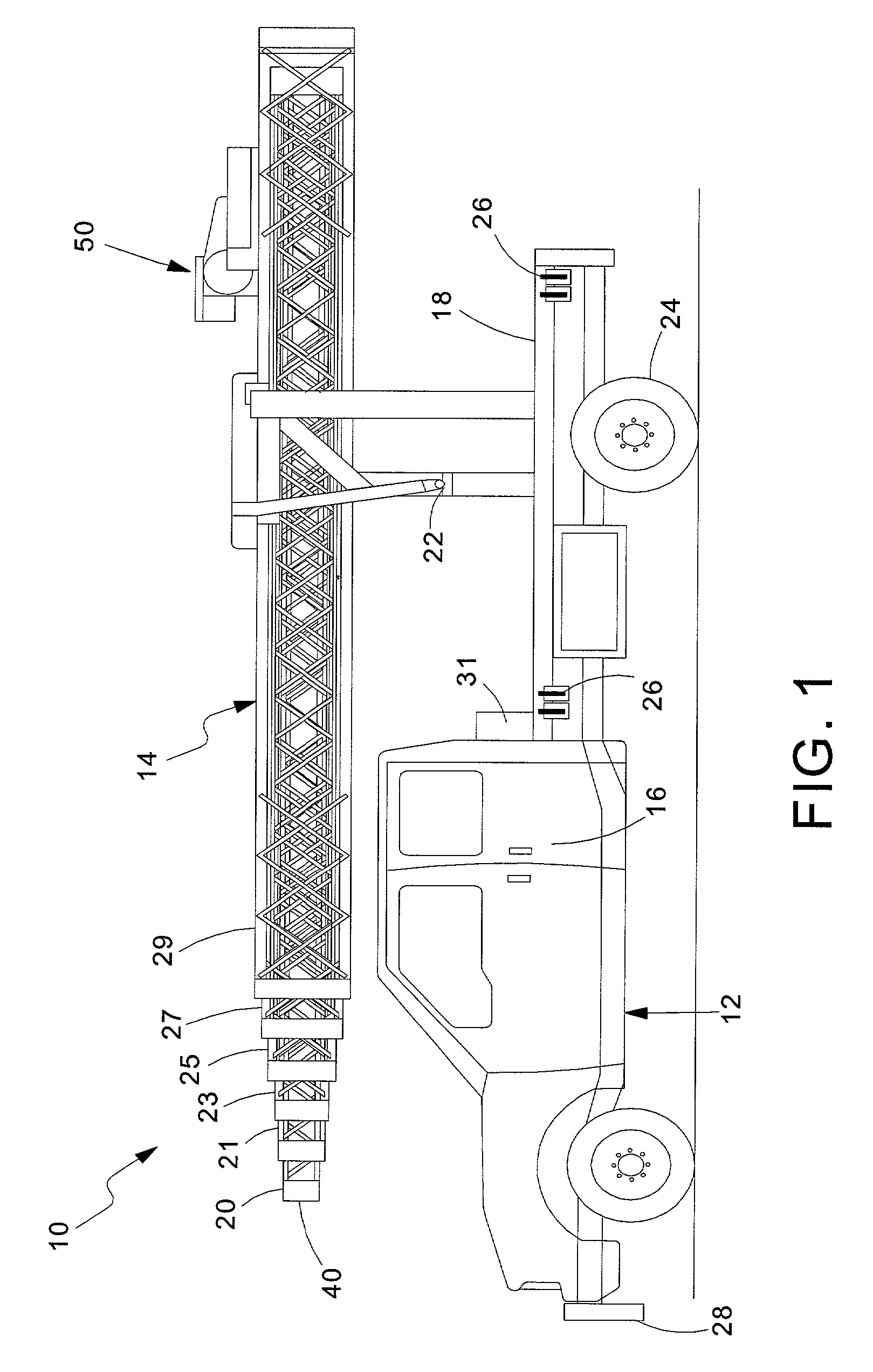 Mobile cellular telephone tower