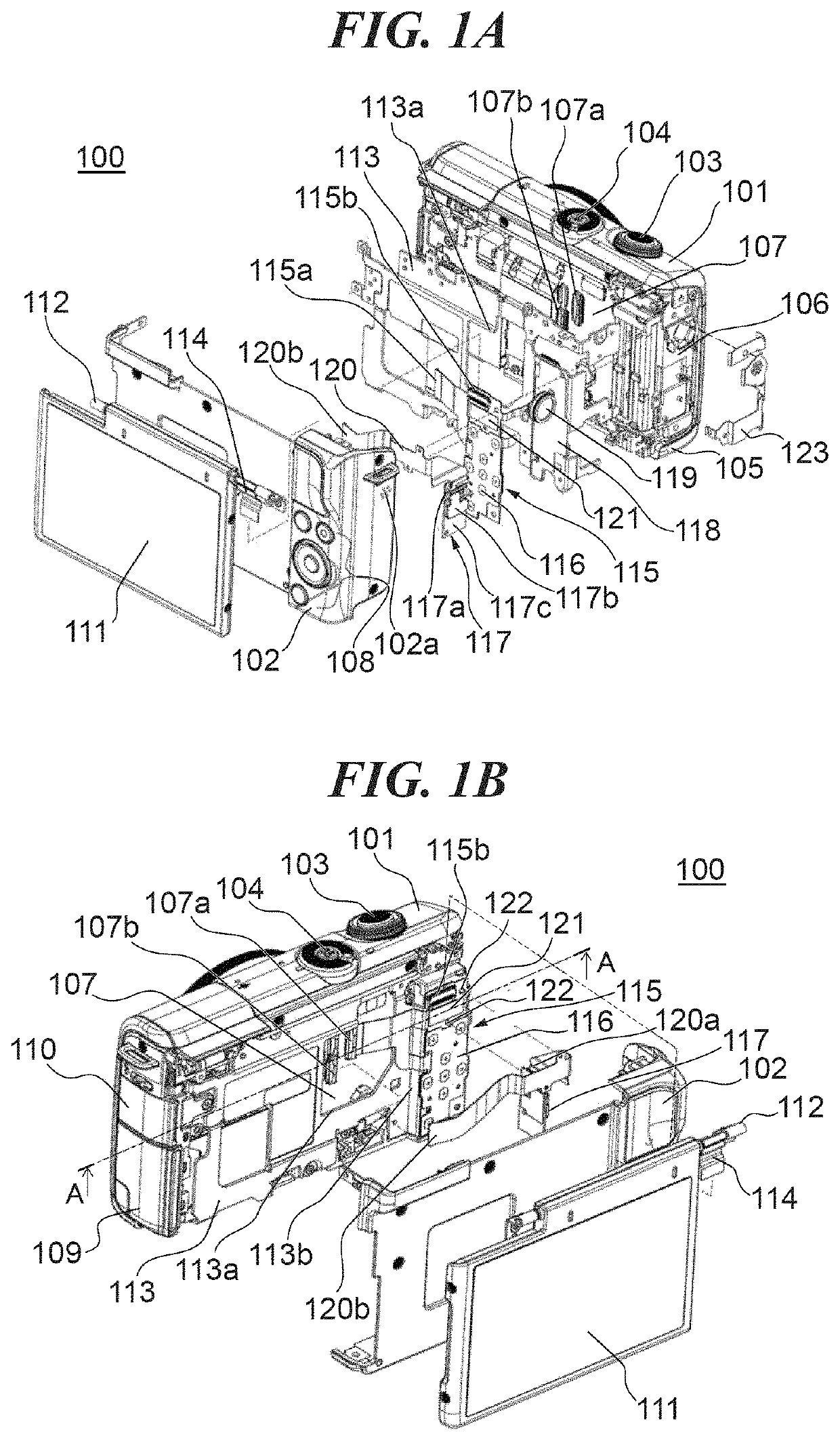 Electronic apparatus equipped with flexible boards