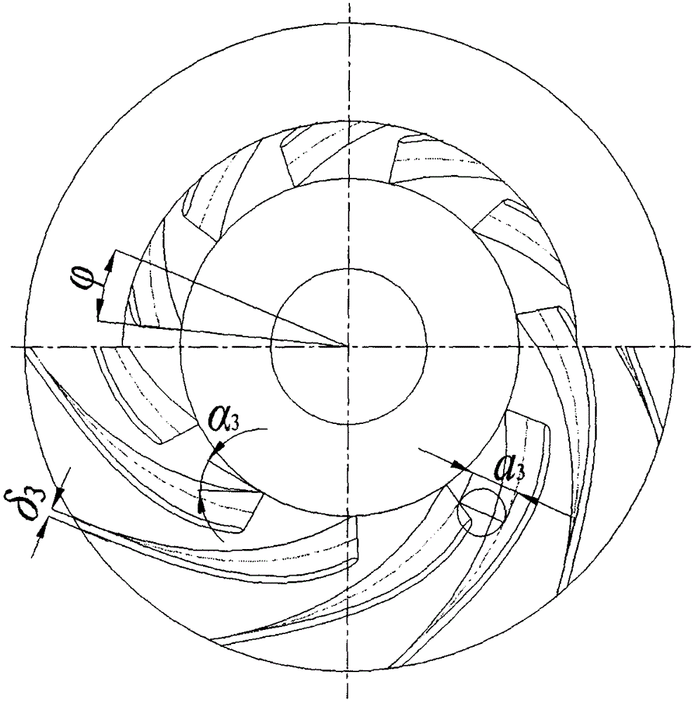 Hydraulic design method of radial guide blade of diagonal flow pump