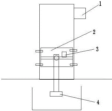 Method and device for detecting molten iron level in converter molten iron desulfurization