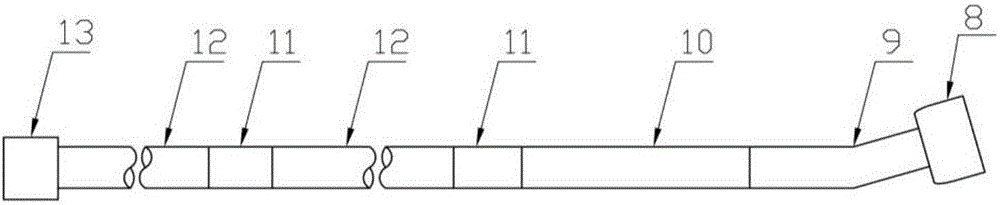 Construction method for coal mine downhole mining gas extraction roof plate pitch-up through stratum directional hole