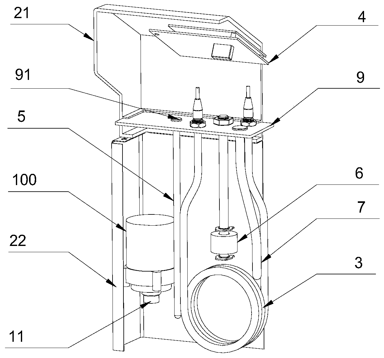 An immersion heating circulator