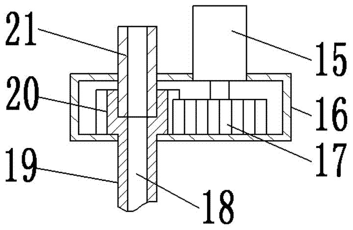 Chemical material stirring device capable of crushing material