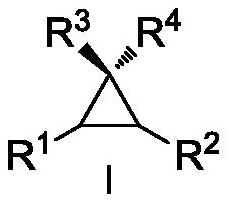 Asymmetric cyclopropanation method of copper-catalyzed olefin and application of asymmetric cyclopropanation method