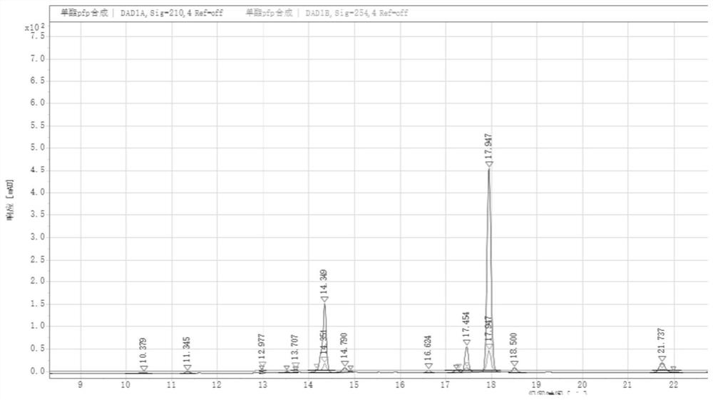 Preparation method of octadecanedioic acid mono-tert-butyl ester-PFP