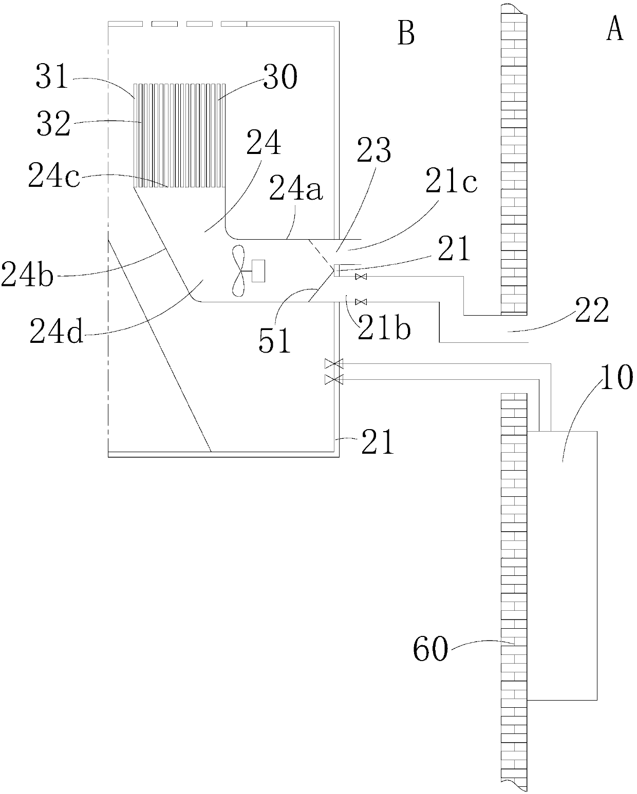 Ventilation air conditioning system