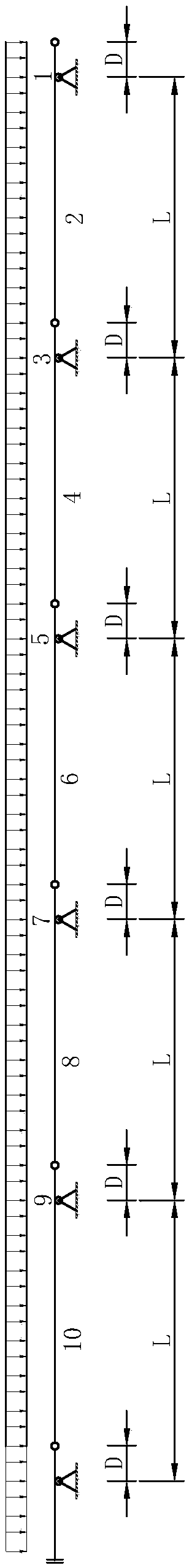 Connecting structure and connecting method of skeleton type exterior enclosure wall and main body