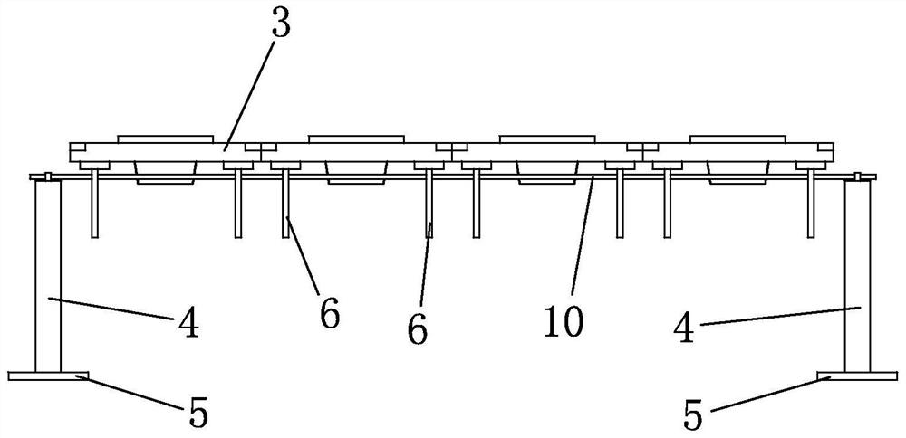 A water quality treatment method and device for a central landscape park