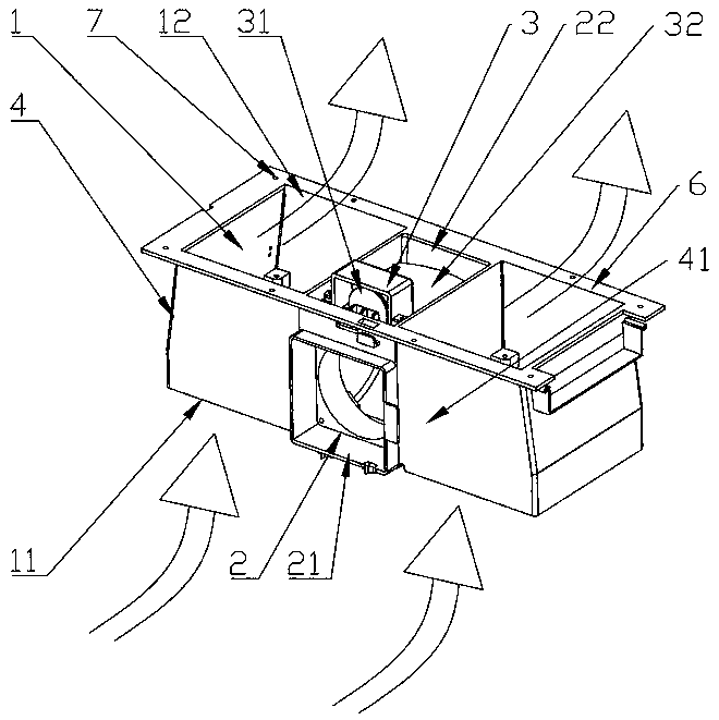 Applied to the air inlet channel of the fresh air purification system