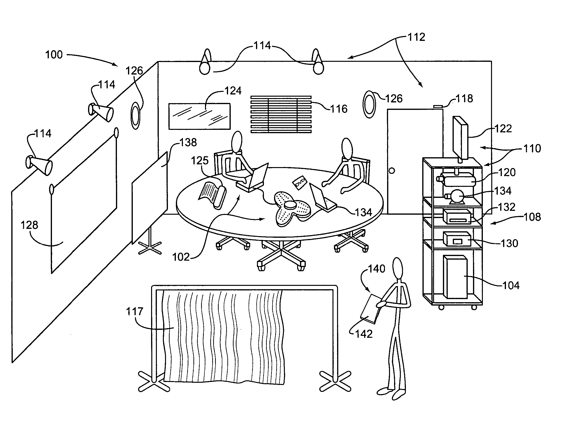 System for controlling a video display