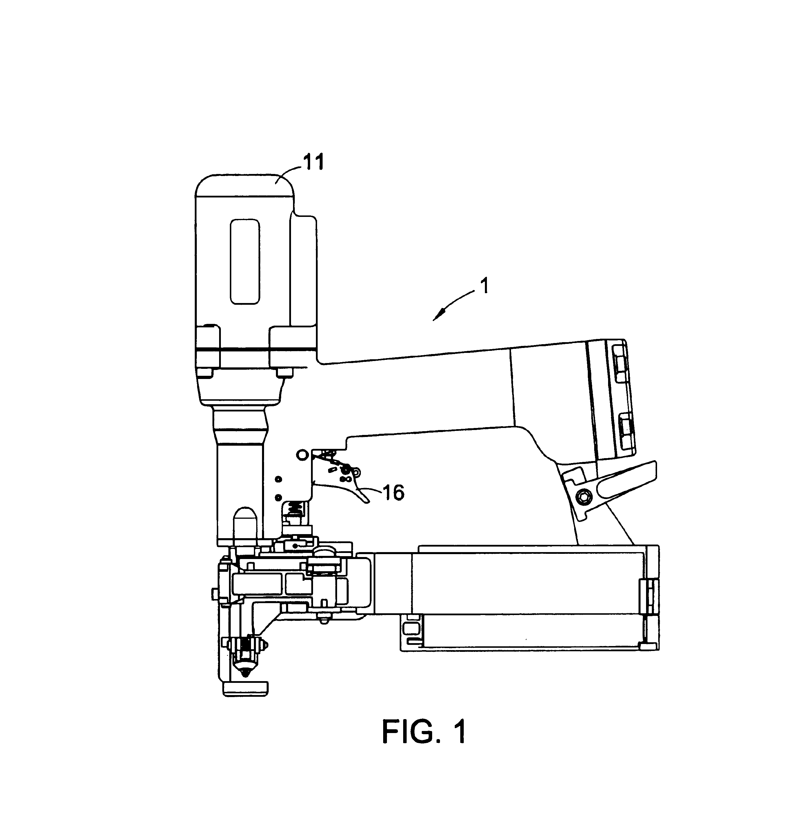 Pneumatic motor driving valve of screw nail gun