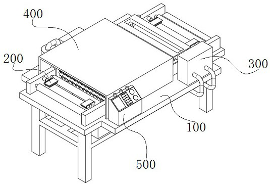 A detection device for glass manufacturing and its use method