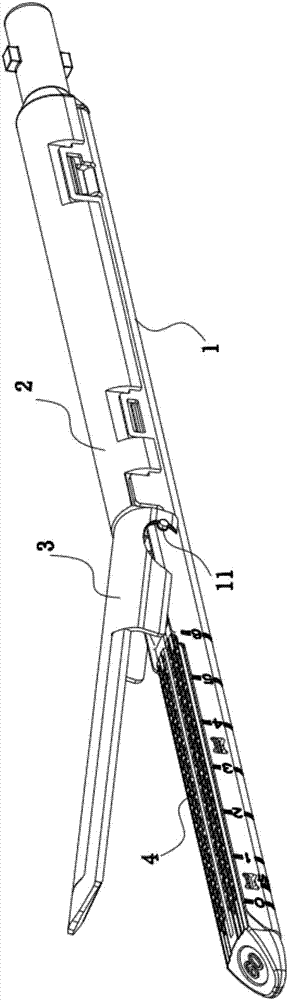 Disposable nail box for laparoscopic straight-line cutting stapling apparatuses