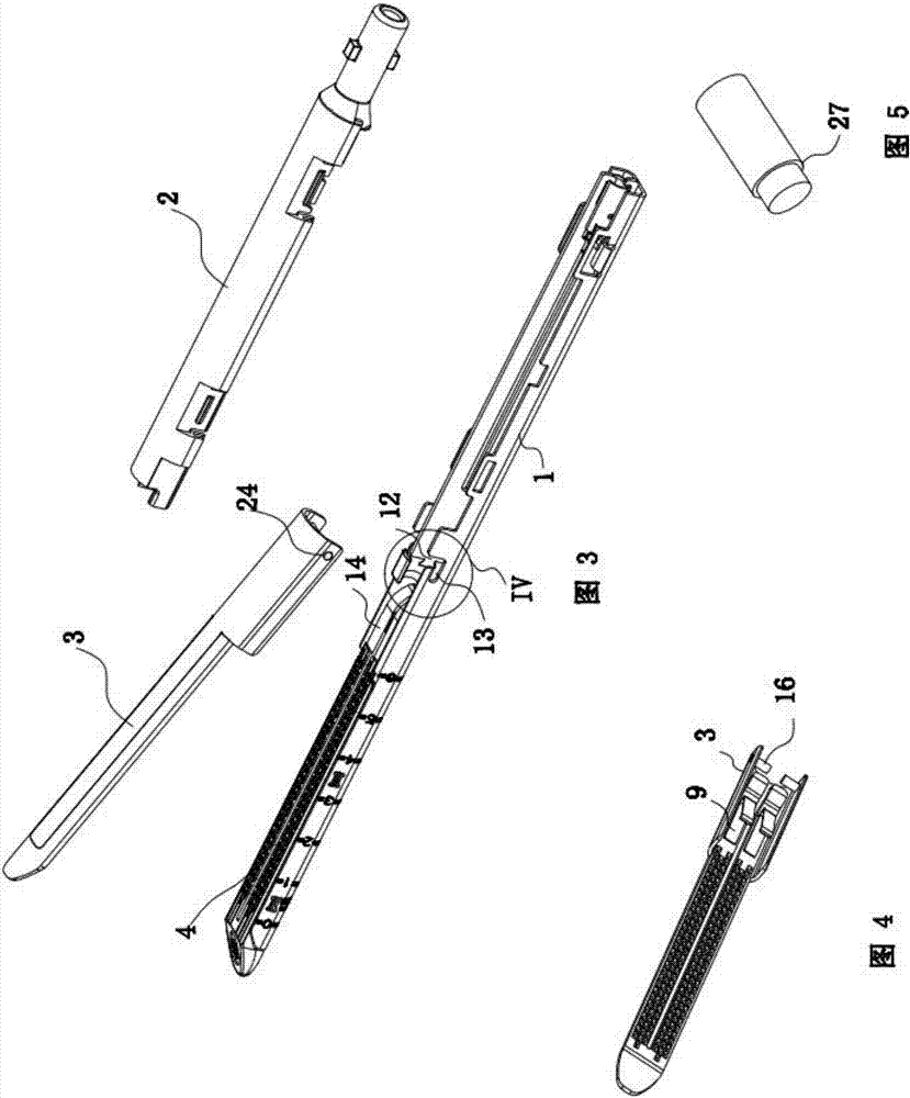 Disposable nail box for laparoscopic straight-line cutting stapling apparatuses