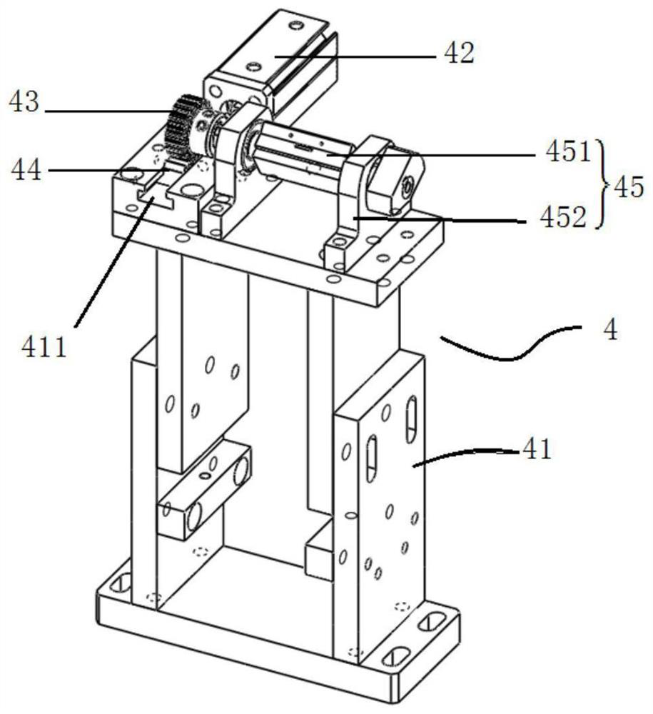 Automatic bending equipment for producing movable contact spring on relay