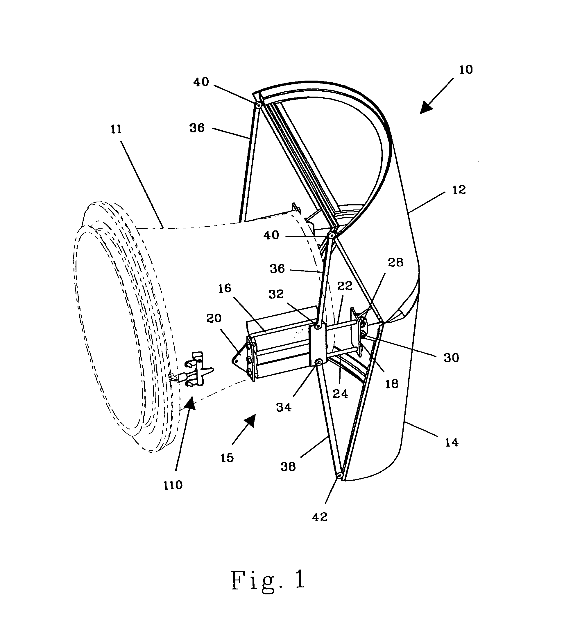 Thrust reverser with sliding pivot joints