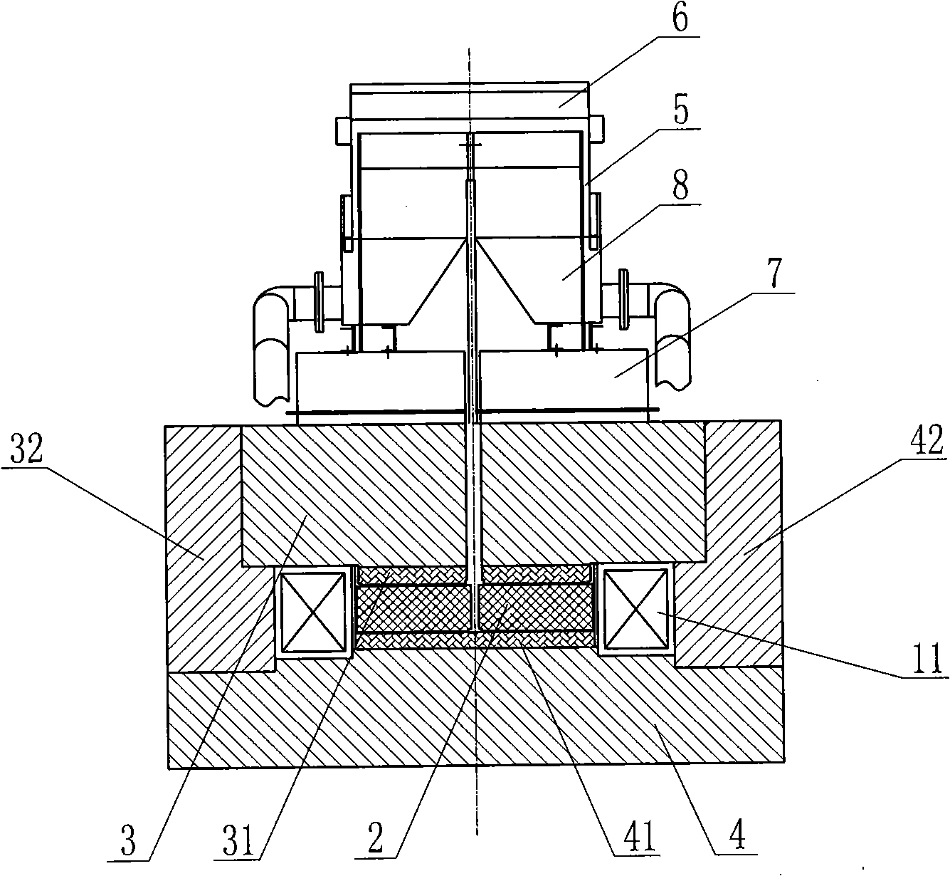 High-gradient magnetic separation machine