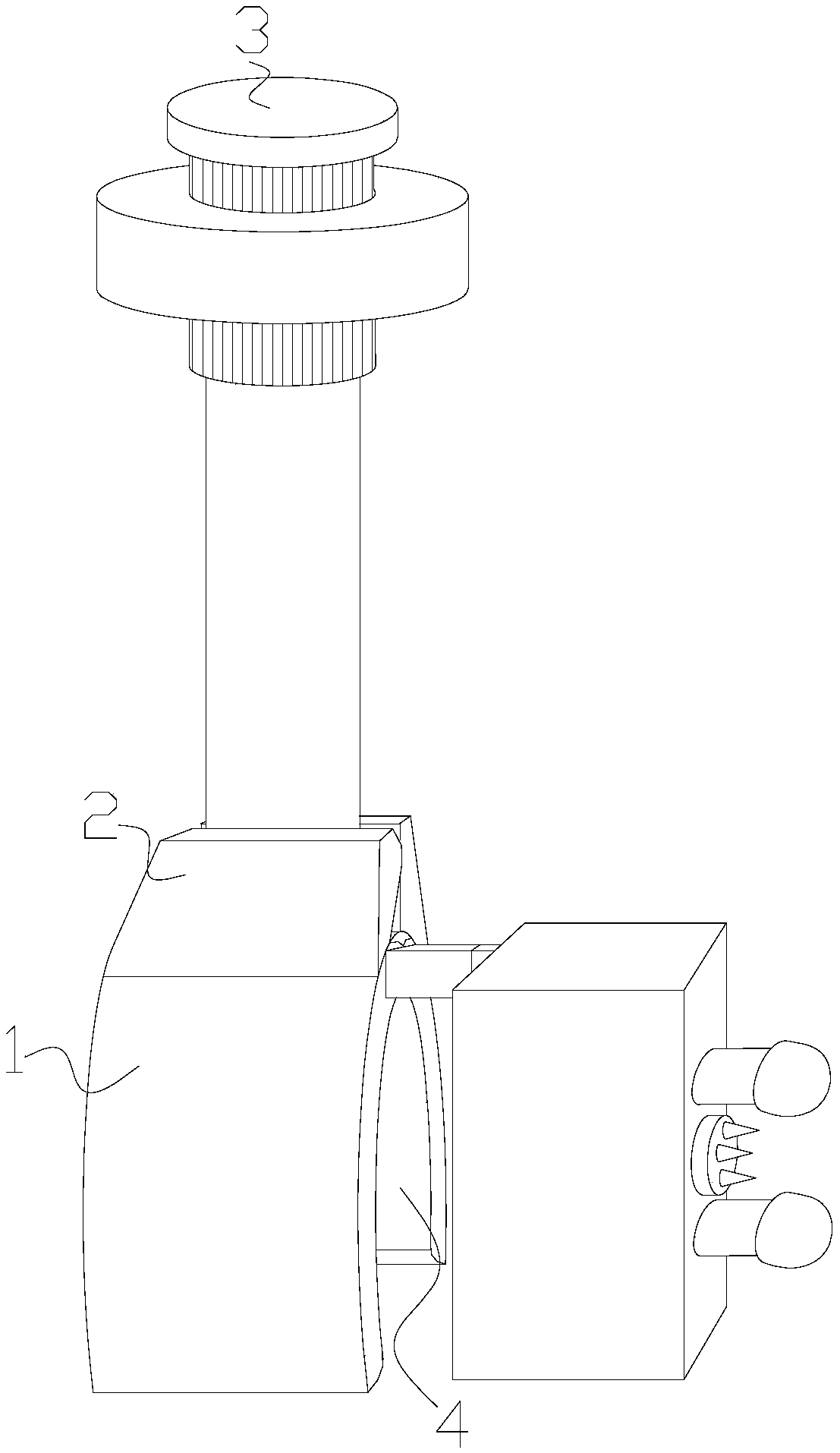 Cable straightening device capable of straightening and preventing snow block in snow field