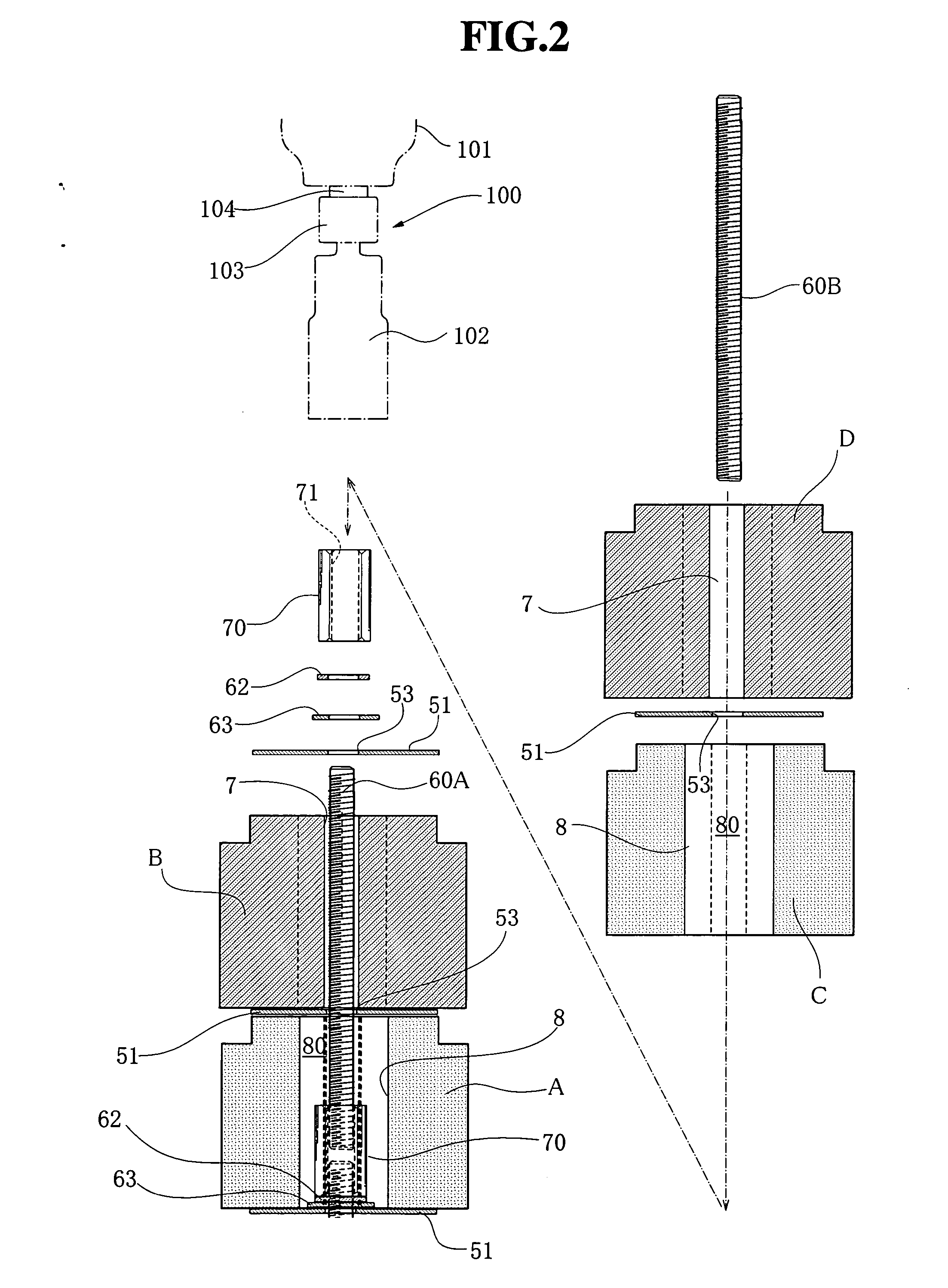 Wall construction of architectural structure