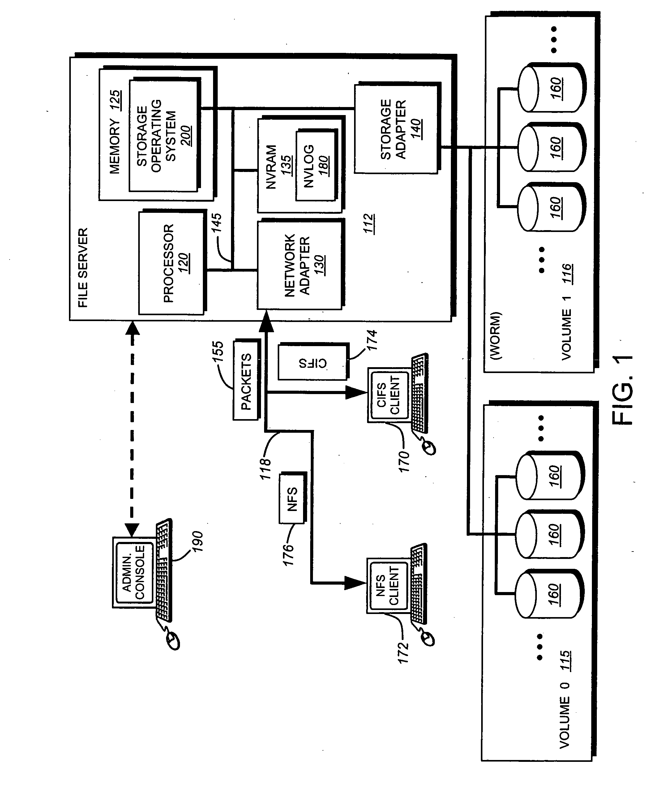 System and method for record retention date in a write once read many storage system