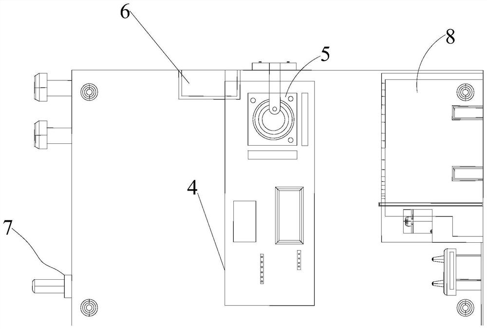 Glycosylated hemoglobin detection device and detection method