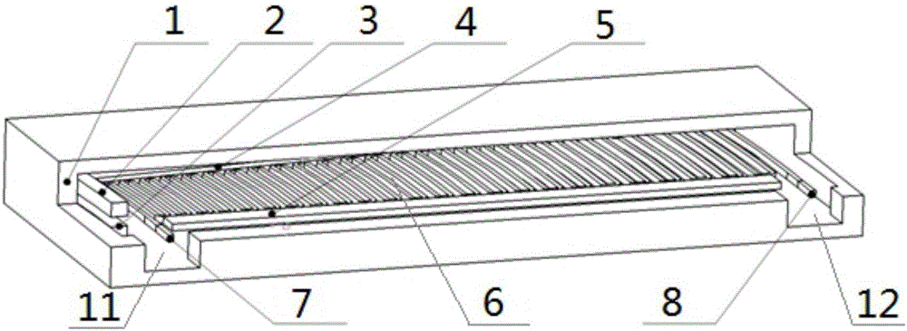 Angular-clamping biradial electron beam angle logarithmic plane zigzag slow-wave line slow-wave structure