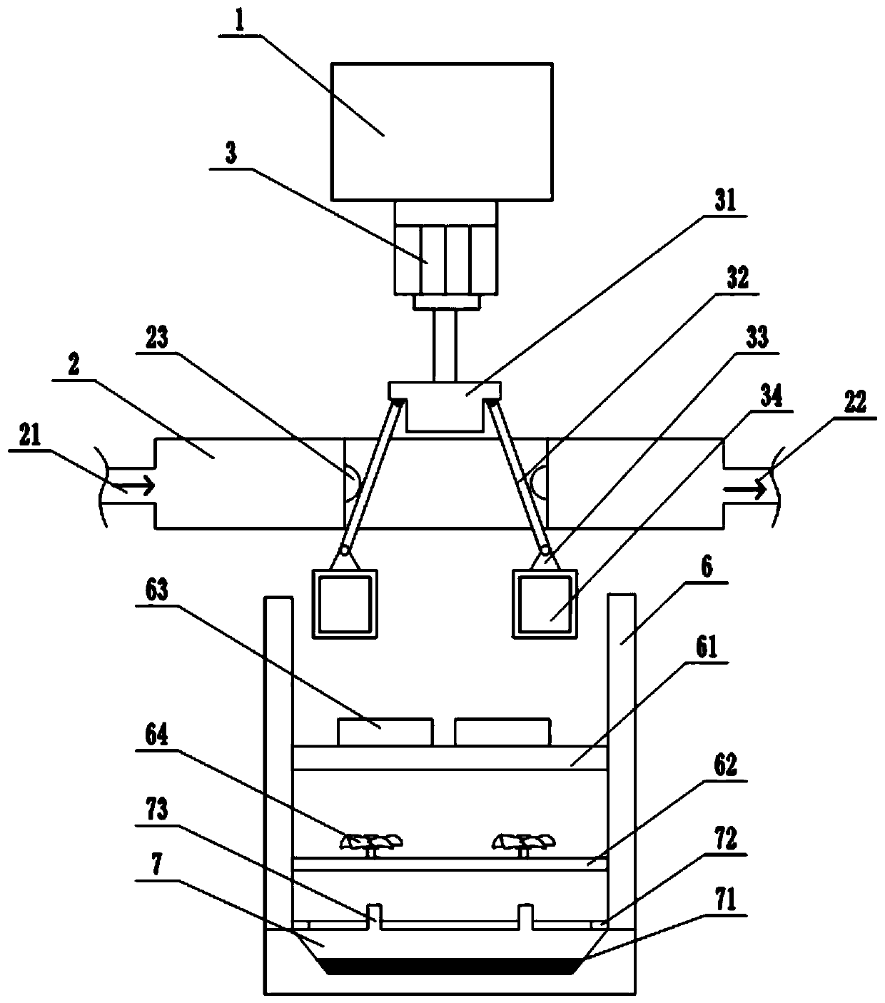 A kind of laver cake production equipment