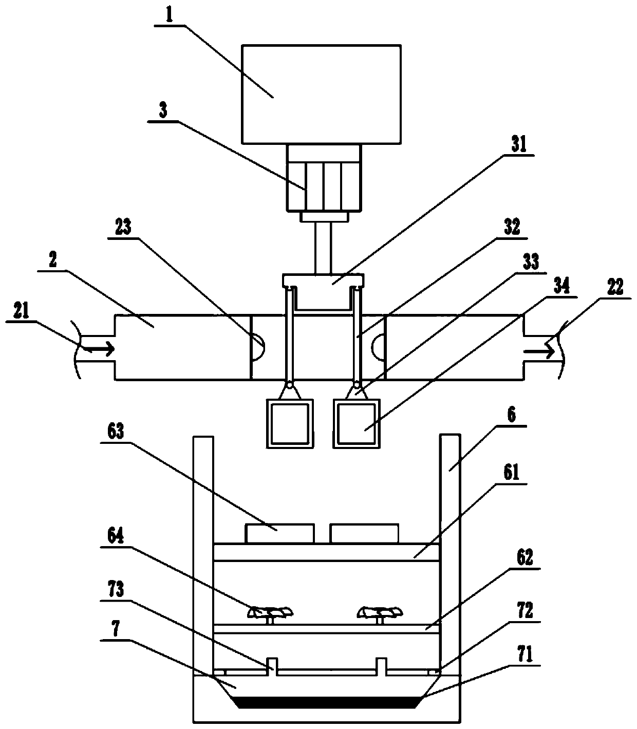 A kind of laver cake production equipment