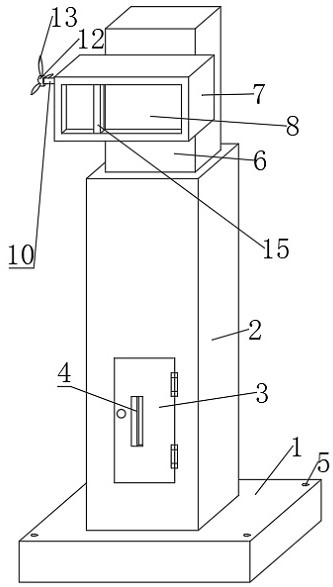 Safety monitoring device for intelligent construction site