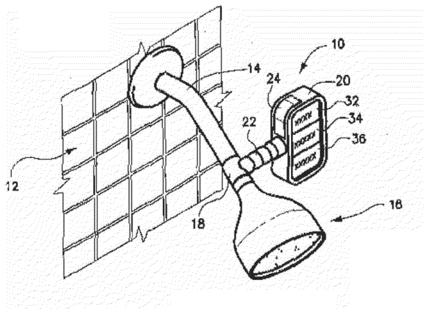 Apparatus for Displaying Shower or Bath Water Parameters