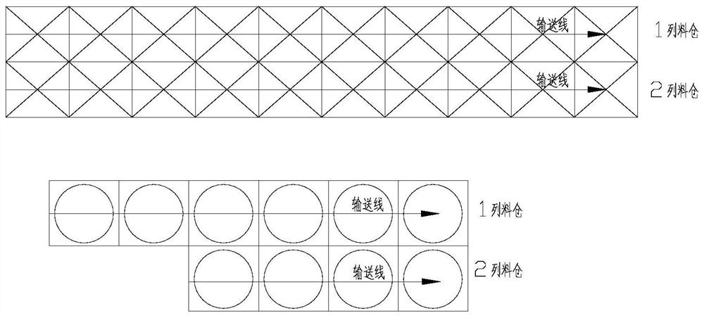 Material transportation method and device