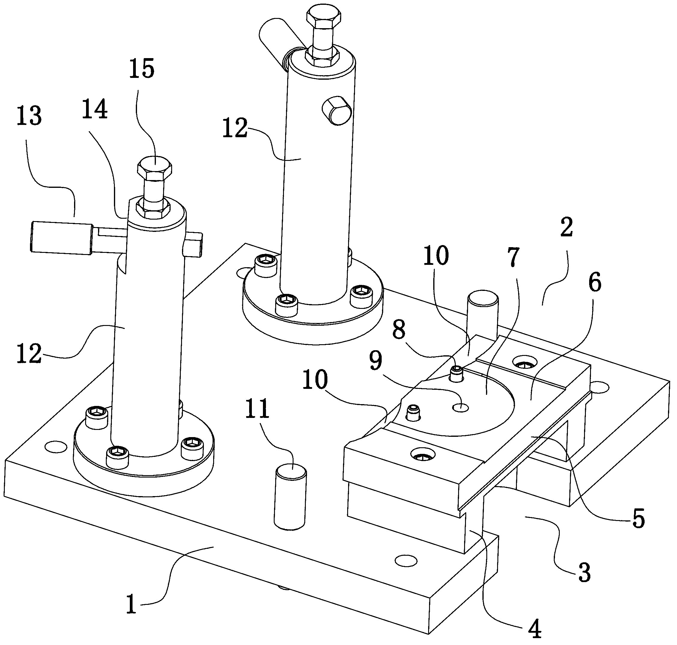 Sliding valve tool for twin-screw compressor and sliding valve processing method