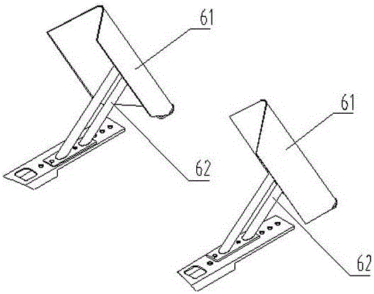 A cassava stalk crushing and returning machine