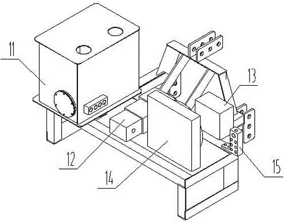 A cassava stalk crushing and returning machine