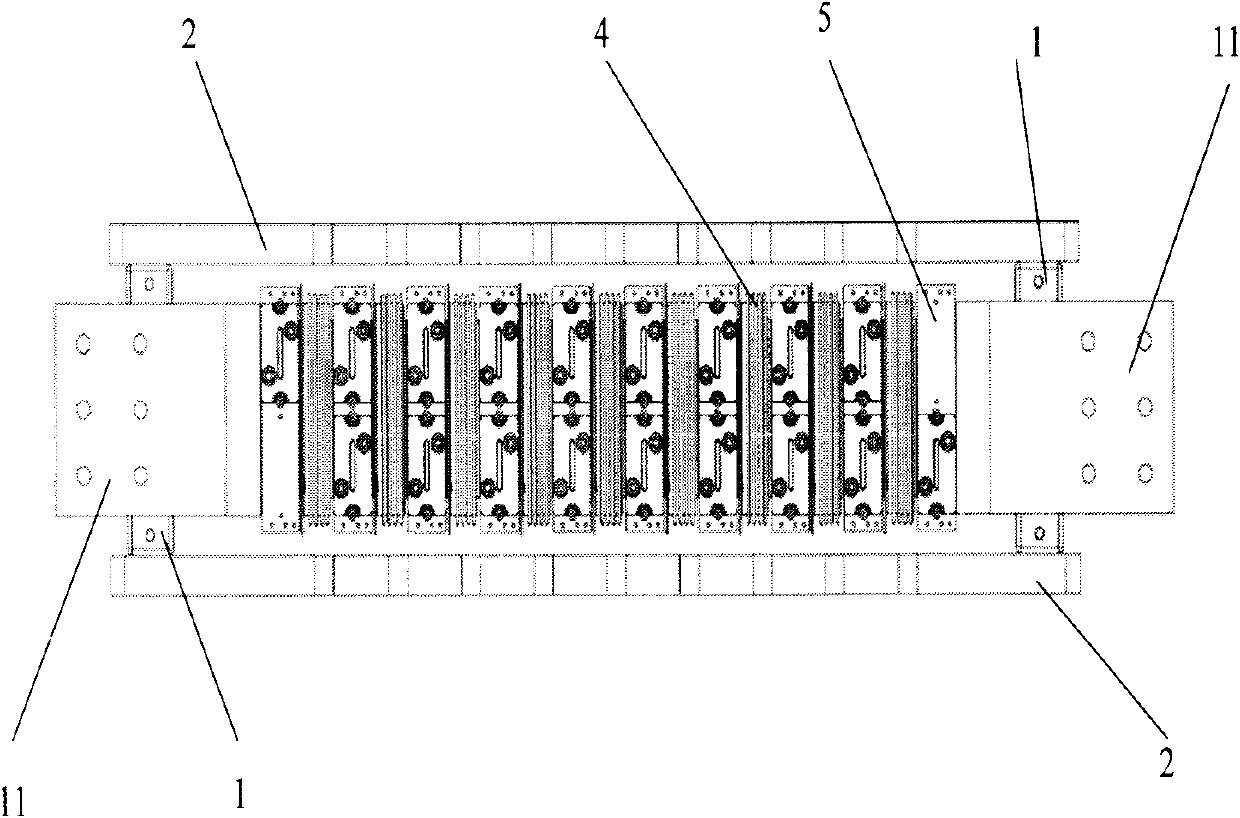 Thyristor pressing mechanism for direct current power transmission converter valve