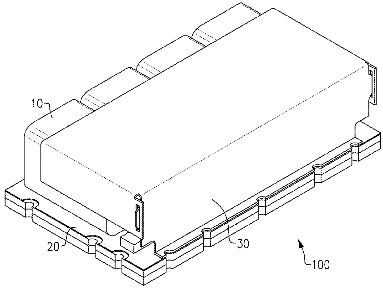 Stacked ceramic resonator radio frequency filter for wireless communications