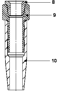 Connecting assembly of USB 3.0 type optical fiber connector