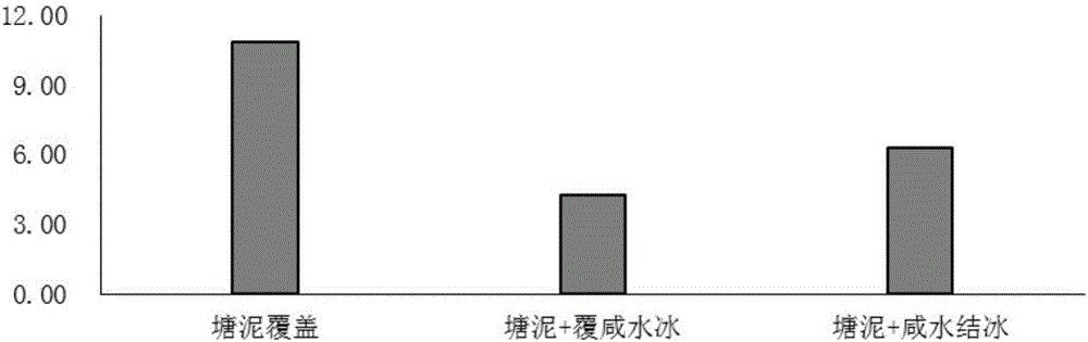 Northern coastal saline and alkaline land rapid fertilizing method