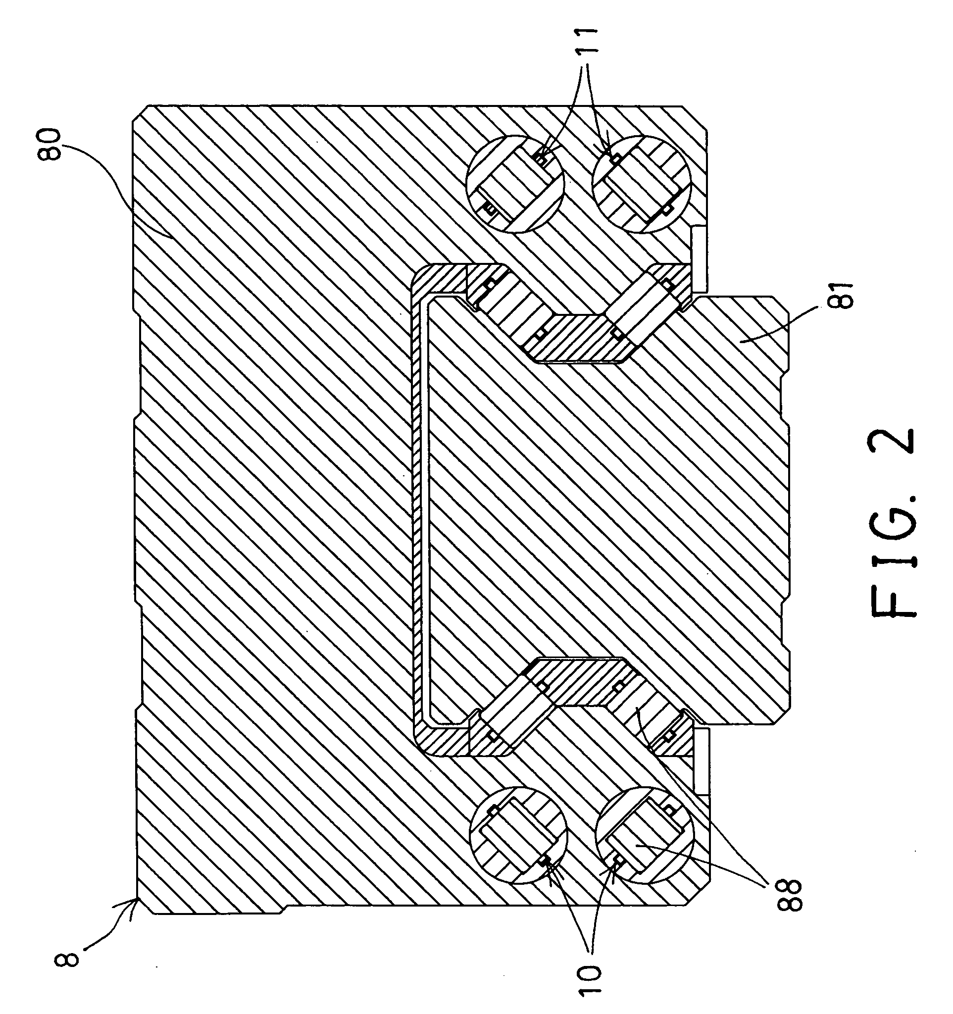 Roller holder for motion guide device