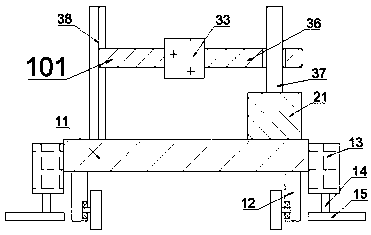 Damaged wall surface scraping and repairing device