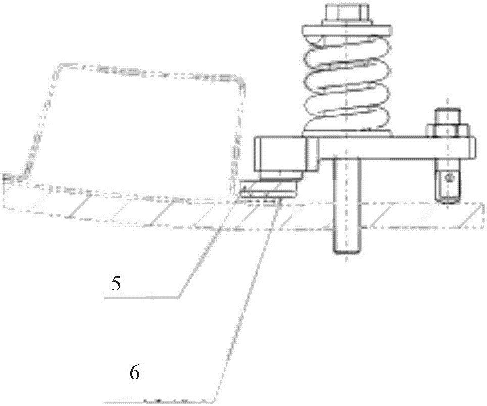 Secondary glue joint pressing method for thin composite material plate