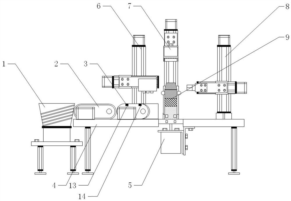 A high-precision automatic flash removal device and method for rubber sealing rings