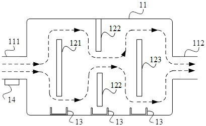 Particulate matter monitoring system in liquid