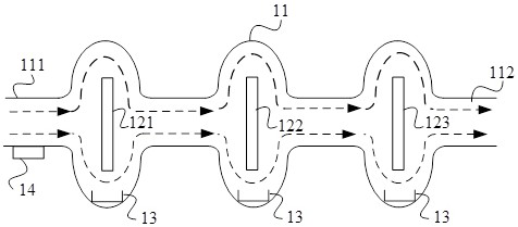 Particulate matter monitoring system in liquid