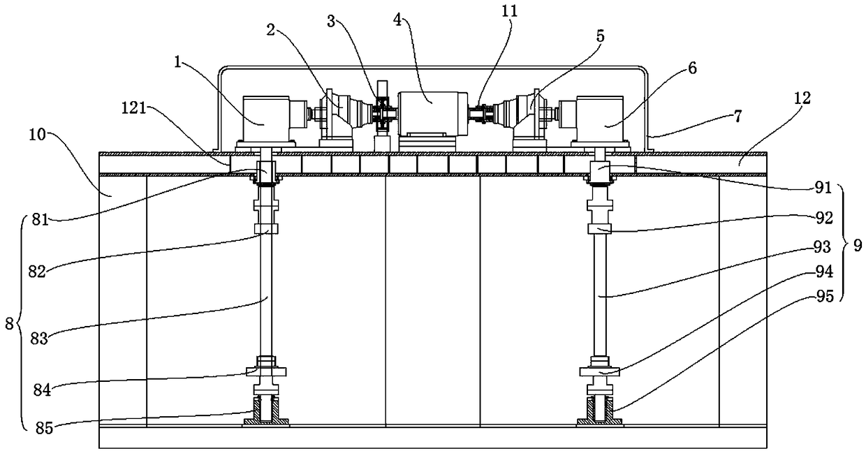 Bottom-sitting tidal current generation turbine