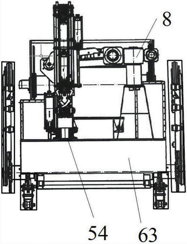 Underground space autonomous positioning multi-sensor intelligent detection robot