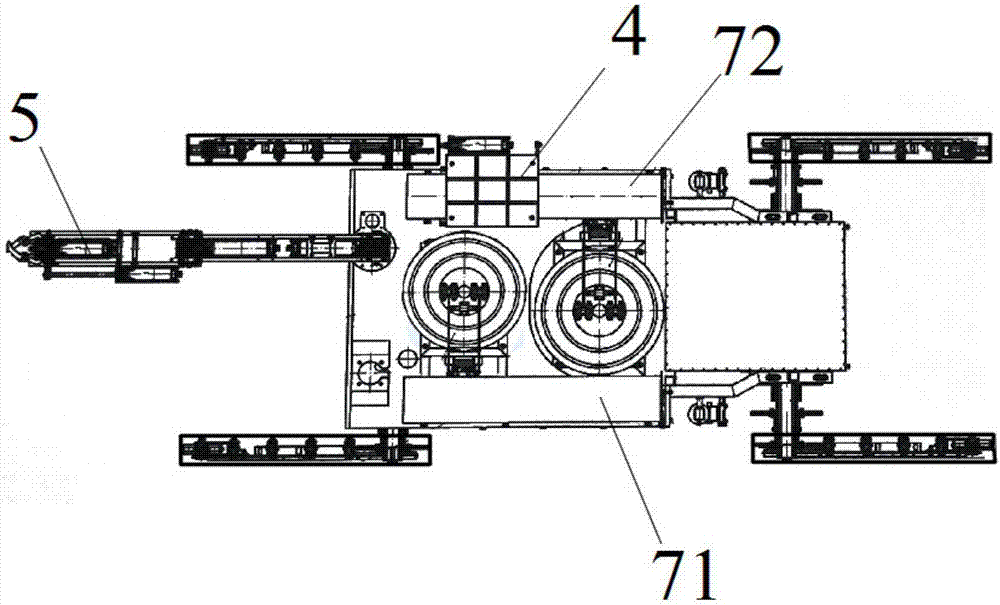 Underground space autonomous positioning multi-sensor intelligent detection robot