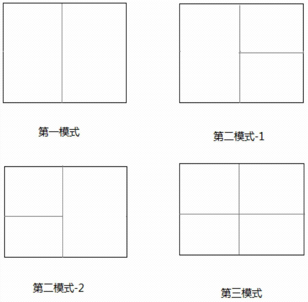 Virtual image segmentation processing method, scanning device and multifunctional peripheral