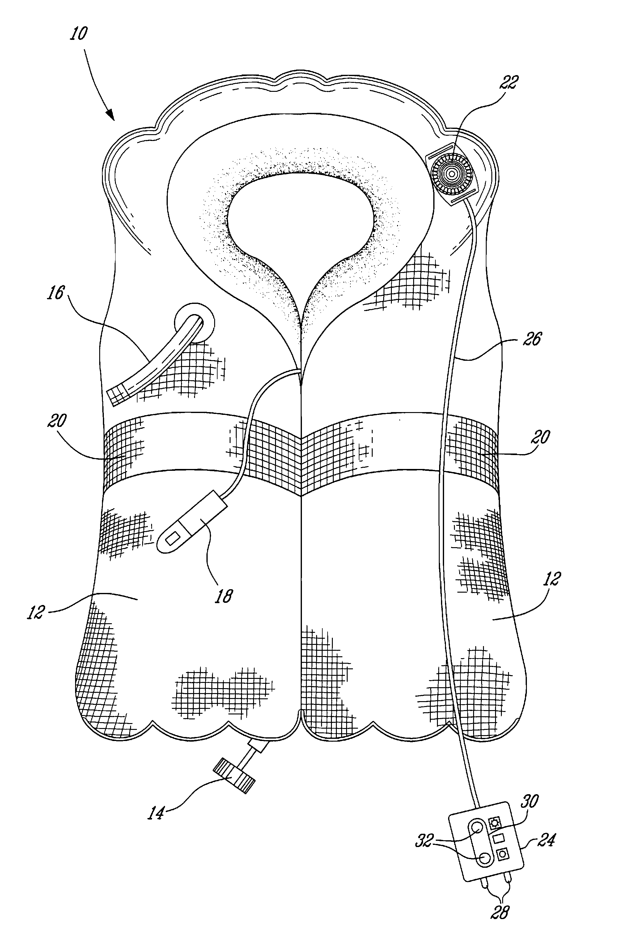 Water activated safety light and flotation device using same